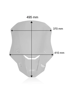 Szyba motocyklowa WRS Caponord Honda XL 750 Transalp (25-) przyciemniana