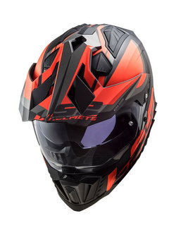 Kask integralny LS2 MX701 Explorer HPFC Alter czarno-pomarańczowy