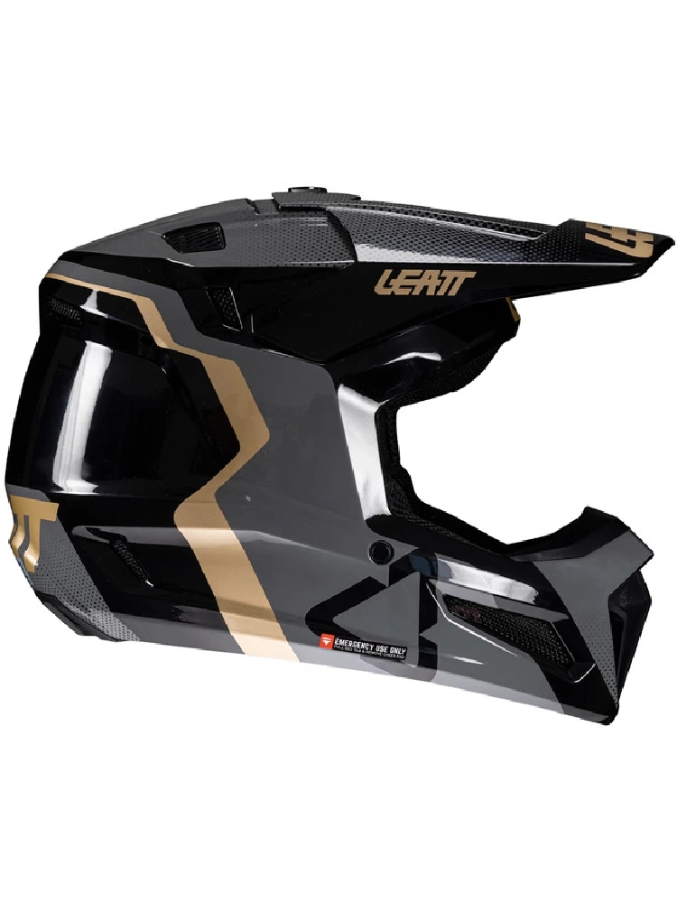 Kask dziecięcy enduro Leatt Moto 3.5 V25 z goglami czarny