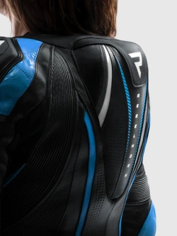 Kurtka motocyklowa damska skórzana Rebelhorn Diva RS czarno-niebieska