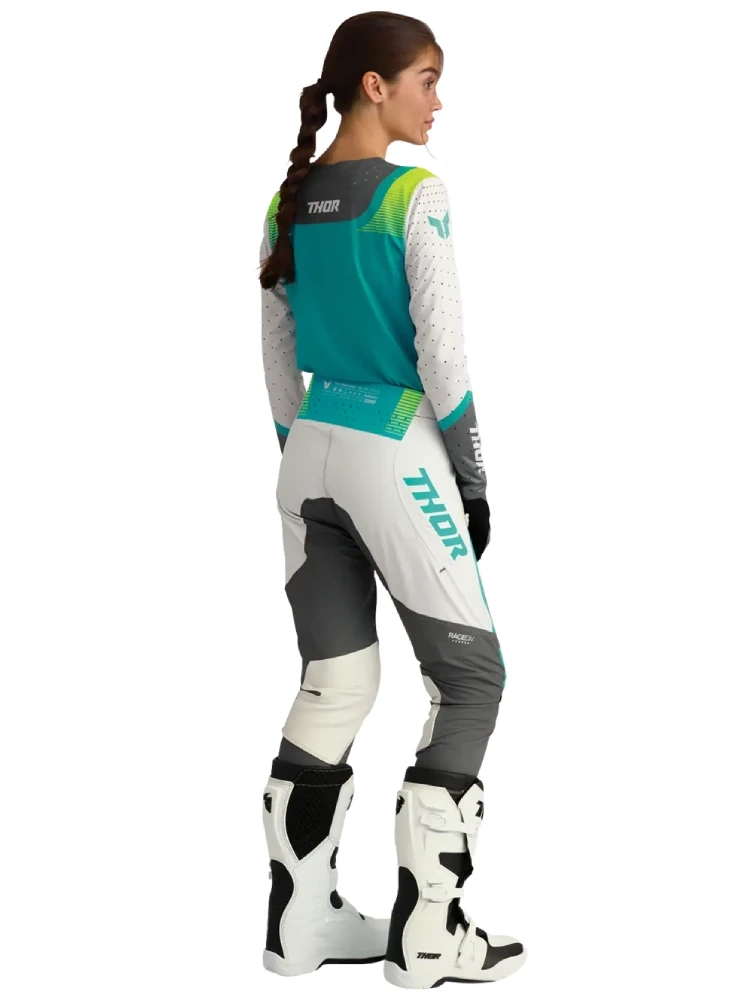 Bluza enduro damska Thor Sportmode Velocity szaro-zielona