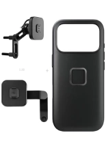 Zestaw na motocykl: etui Peak Design Mobile Everyday Clarino Case iPhone 17 Pro z mocowaniem motocykla