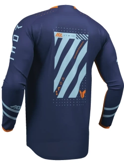 Bluza enduro Thor Launchmode Futura niebiesko-pomarańczowa