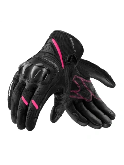 Rękawice motocyklowe damskie Shima Spark 3.0 czarno-różowe