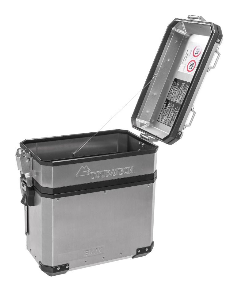 Podwyższenie kufrów Touratech Volume Booster do oryginalnych aluminiowych kufrów BMW srebrne