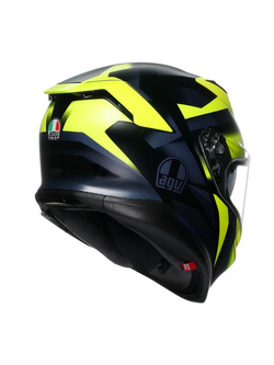 Kask integralny AGV K7 Glimpse czarno-żółty