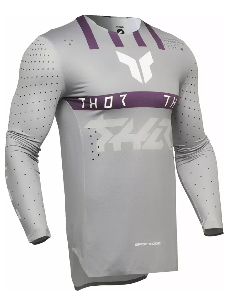 Bluza enduro Thor Sportmode Flite szaro-fioletowa