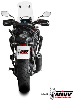 Tłumik motocyklowy Slip-On Line (Oval) MIVV do Honda CB 500 X (21-) carbon