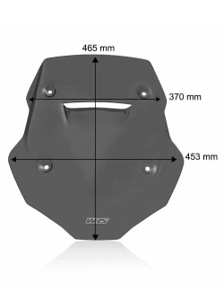 Szyba motocyklowa WRS Standard CF Moto 800MT (22-) mocno przyciemniana