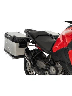 Zestaw: kufry boczne + stelaże Hepco&Becker Xplorer Cutout Ducati Multistrada V2/S (25-) srebrne