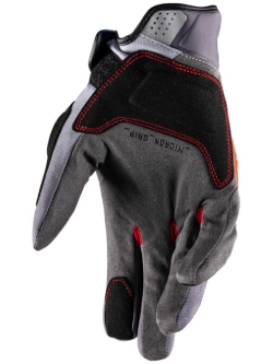Rękawice motocyklowe Leatt Subzero 5.5 Short Iron czarno-biało-szare