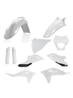 Pełny zestaw plastików Acerbis GasGas EC 250/F/300/350F (21-23) biało-czarny