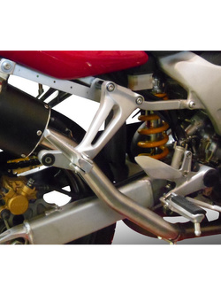 Podwójny tłumik G.P.R Trioval wysoka wersja [Slip-On, Stainless Steel] - Honda VTR 1000 F Firestorm [97-07]