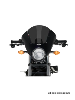 Półowiewka motocyklowa sportowa PUIG Dark Night Honda CMX 500 Rebel (17-19) mocno przyciemniana matowa