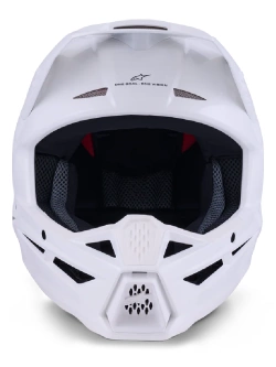 Kask enduro Alpinestars SM3 Solid biały