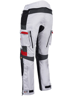 Spodnie motocyklowe tekstylne Rukka Madagasca-R szaro-czarno-czerwone