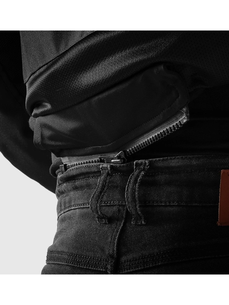 Kurtka motocyklowa tekstylna Rebelhorn Echo czarna-fluo