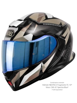 Kask szczękowy Shoei Neotec 3 Fragments TC-10 brązowo-szary