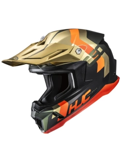 Kask enduro HJC C50 Primal złoto-czarny