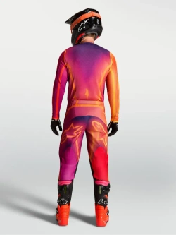 Spodnie cross Alpinestars MX Fluid Kepler pomarańczowo-fioletowe