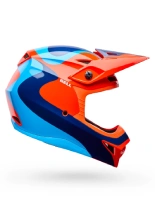 Kask enduro Bell MX-10 Mips pomarańczowo-niebieski