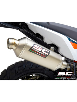 Tłumik SC-Project Rally Raid Titanium (Slip on) - KTM 790 Adventure [19-20]