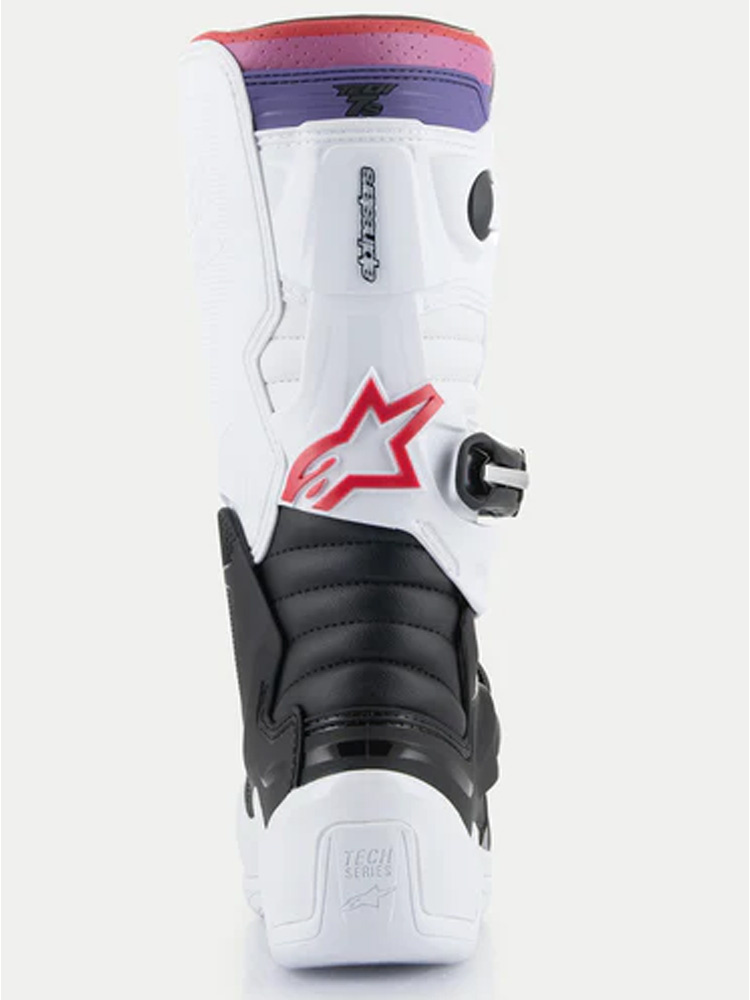 Buty enduro dziecięce Alpinestars MX Tech 7S czarno-biało-czerwone