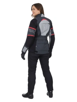 Kurtka motocyklowa damska tekstylna Rukka Rimorina Pro czarno-czerwona