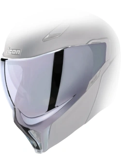 Szybka do kasku Icon Threshold™ lustrzana srebrna