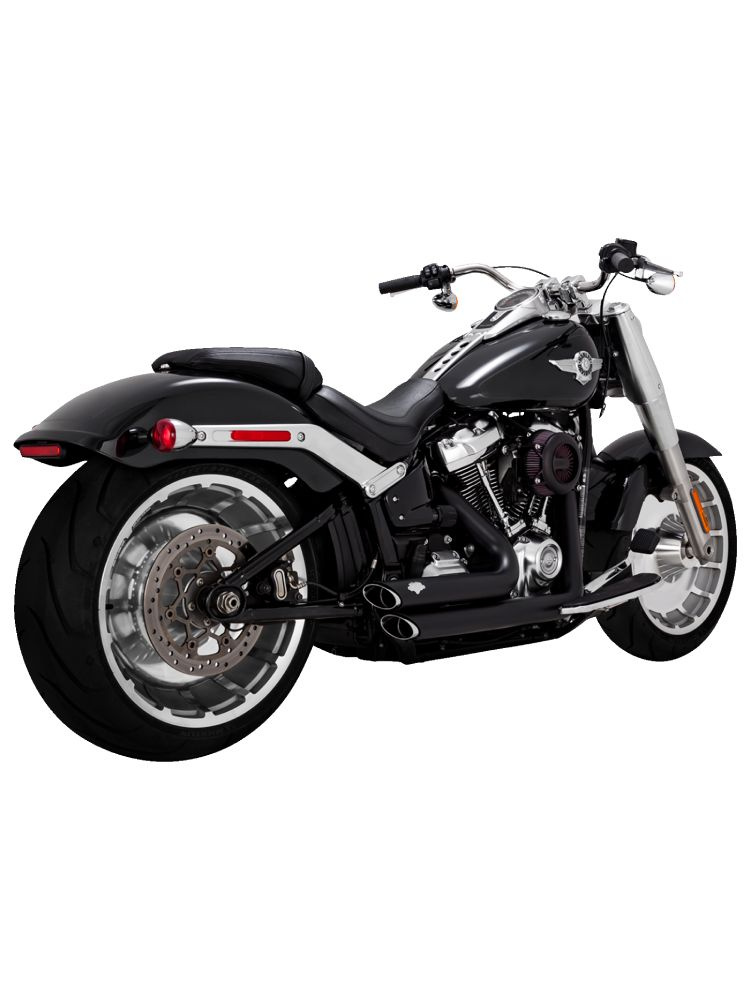 Pełny układ wydechowy Vance & Hines Shortshots Staggered Harley Davidson FLFB 1750 ABS/ FXBR 1750 ABS (18-20)/ FXDR 1868 ABS (19) Czarny Mat