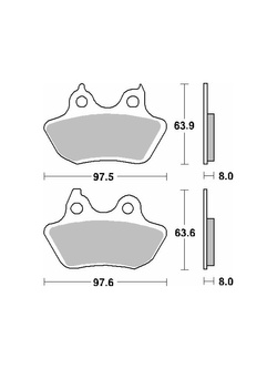 KLOCKI HAMULCOWE SBS 846 H.LS