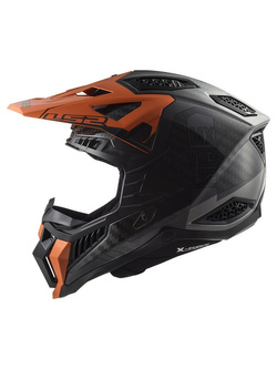 Kask enduro LS2 MX703 X-Force Victory czarno-pomarańczowy