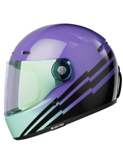 Kask integralny John Doe One Spectral fioletowo-czarny