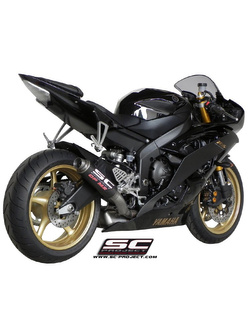 Tłumik SC-Project GP-M2 Carbon (Slip on, Wysoka pozycja) - Yamaha YZF R6 [06-16]