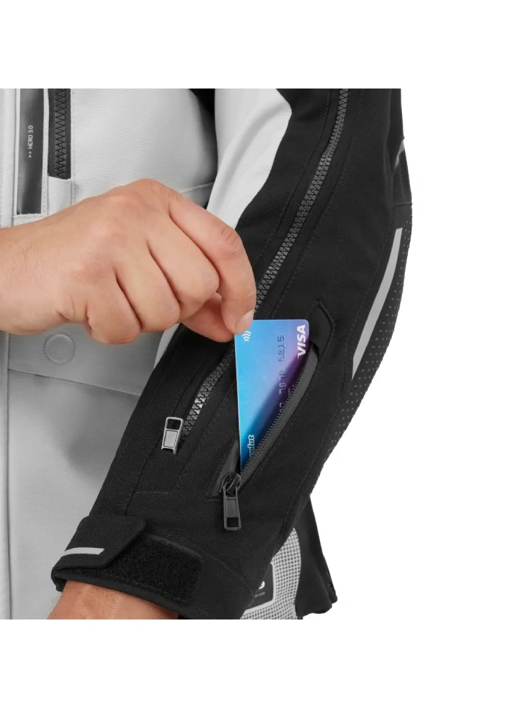 Kurtka motocyklowa tekstylna Shima Hero 3.0 G2 szaro-czarna