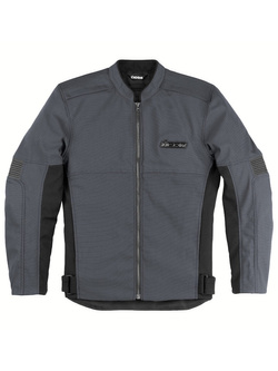 Kurtka motocyklowa tekstylna Icon Slabtown szara