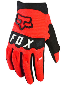 Rękawice cross dziecięce Fox Dirtpaw czerwone-fluo