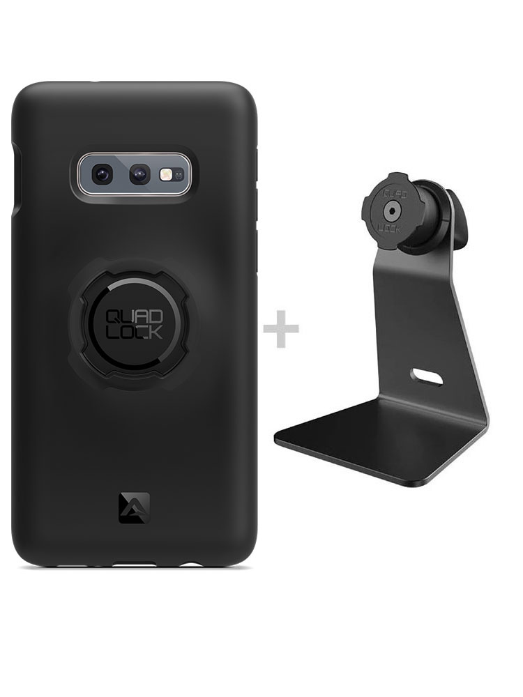 Zestaw na biurko: etui na telefon Samsung Galaxy S10E + uchwyt Quad Lock
