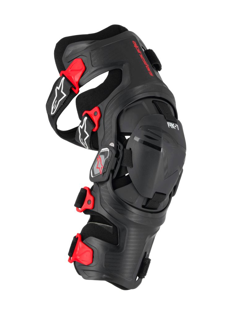 Ortezy kolanowe Alpinestars RK-7 Plasma czarno-czerwone