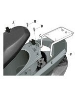 Stelaż pod kufer centralny Shad Yamaha Cygnus X 125 (07-16)