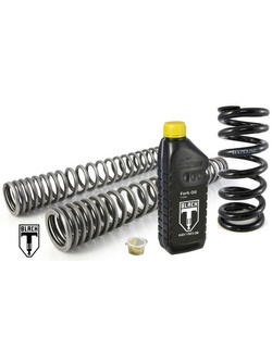 Zestaw sprężyn progresywnych przedniego zawieszenia widelca i amortyzatora Touratech Black-T do Yamaha XJR 1300 (00-02)