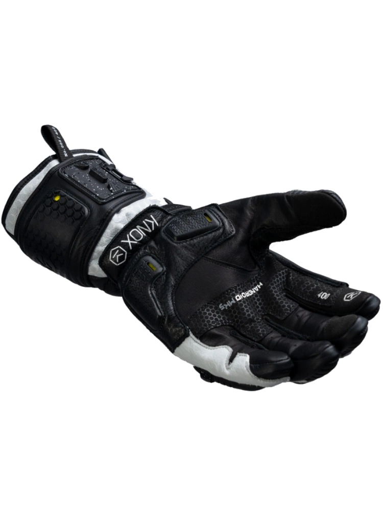 Rękawice motocyklowe Knox Handroid MK5 czarno-białe