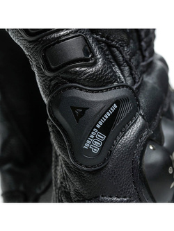 Skórzane rękawice motocyklowe Dainese 4 Stroke 2 czarne