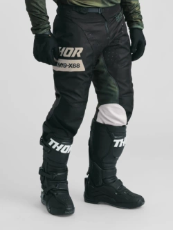 Spodnie cross Thor Launchmode Bleach czarne-camo