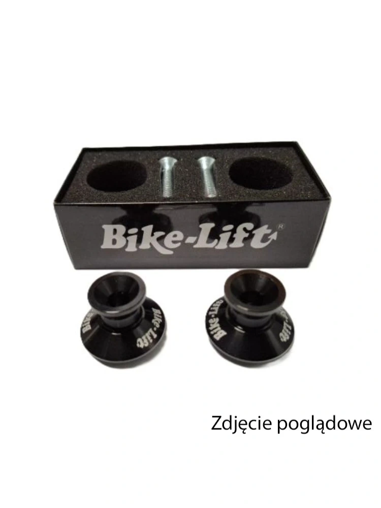 Rolki wahacza do stojaków motocyklowych Bike Lift M8 czarne