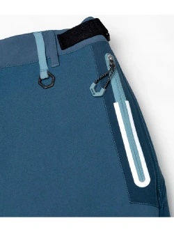 Spodnie motocyklowe tekstylne Knox Urbane Pro Move niebiesko-szare