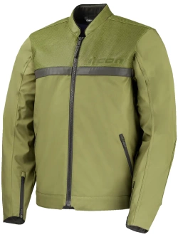 Kurtka motocyklowa tekstylna Icon Midhawk zielona