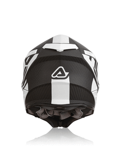 Kask enduro Acerbis Steel Carbon biało-czarny