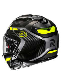 Kask szczękowy HJC RPHA 91 Carbon Lagos czarno-żółty