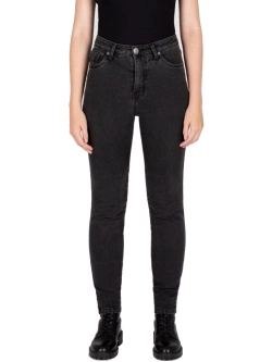 Jeansy motocyklowe damskie Knox Colton Skinny czarne